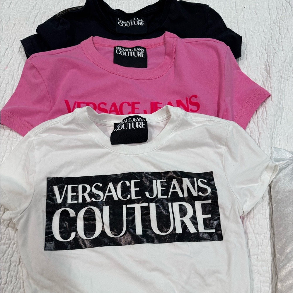 SOLD Versace Jeans Couture Crop Tops - Set of 3
